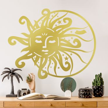 Adesivo murale - Sun & Moon
