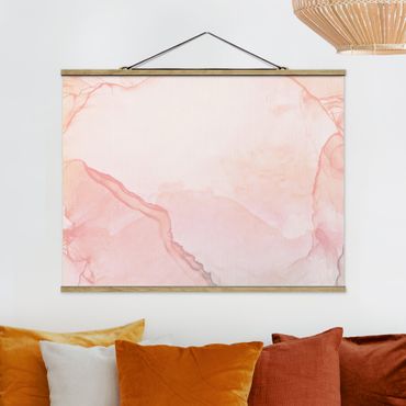 Foto su tessuto da parete con bastone - Gioco di colori zucchero filato pastello - Orizzontale 4:3