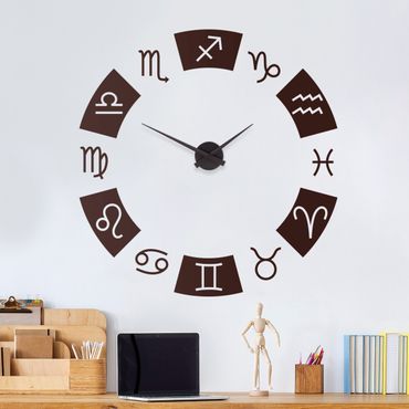 Adesivo murale orologio - segno