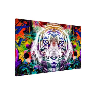 Lavagna magnetica - Street Art Tigre - Orizzontale 3:2