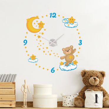 Adesivo murale orologio - Stardate di Teddy