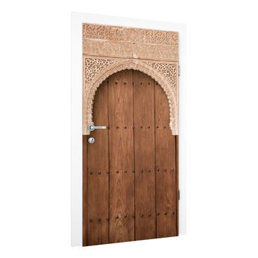 Carta da parati per porte - Wooden Gate from the Alhambra palace