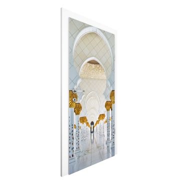 Carta da parati per porte - Mosque In Abu Dhabi