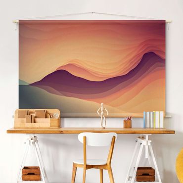 Arazzo da parete - Gradiente di colori caldi