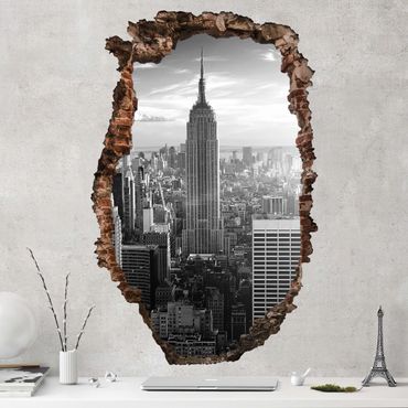 Adesivo murale 3D - Manhattan Skyline - verticale 2:3