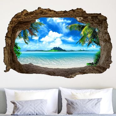 Adesivo murale 3D - Dream Vacation - orizzontale 3:2