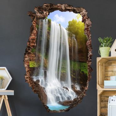 Adesivo murale 3D - Waterfalls - verticale 2:3