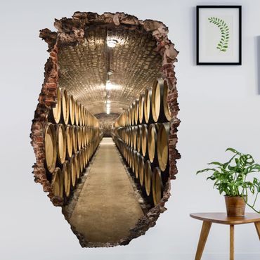 Adesivo murale 3D - Wine Cellar - verticale 2:3
