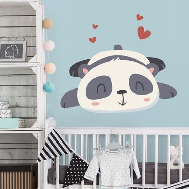 Adesivo murale Panda in love