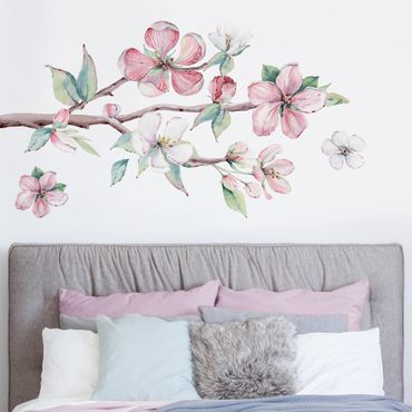 Adesivo murale - Cherry blossom filiale acquerello