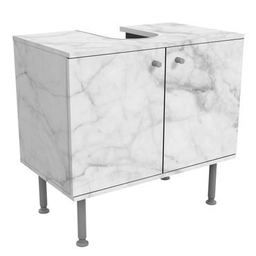 Mobile per lavabo design - Bianco Carrara-