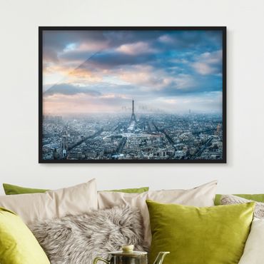 Poster con cornice - Inverno a Parigi