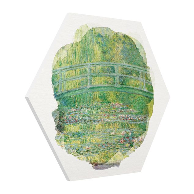 Quadri impressionisti Acquerelli - Claude Monet - Ponte giapponese