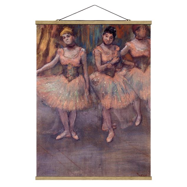 Impressionismo quadri Edgar Degas - Tre ballerine prima dell'esercizio fisico