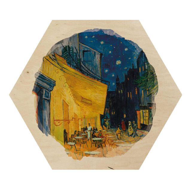 Stile di pittura Acquerelli - Vincent Van Gogh - Terrazza del caffè ad Arles