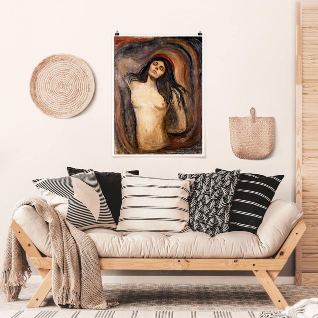 Post impressionismo quadri Edvard Munch - Madonna