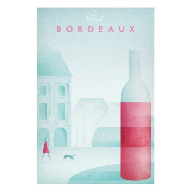 Quadro vintage Poster di viaggio - Bordeaux
