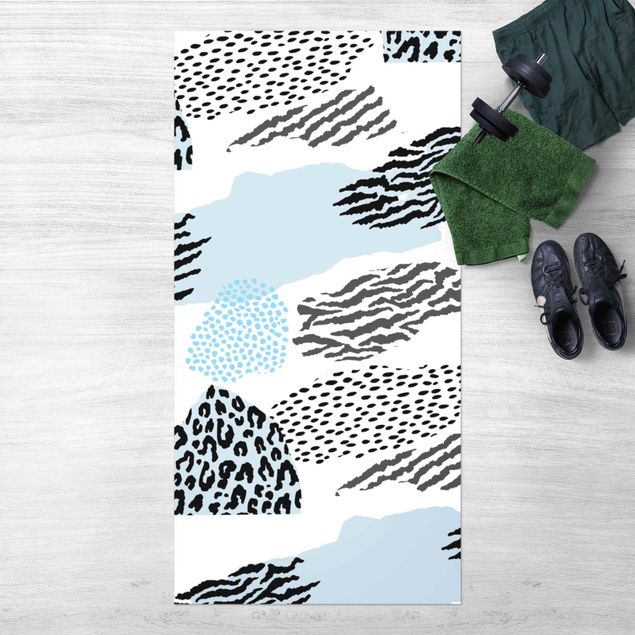 tappeto terrazzo Stampa animale Zebra Tigre Leopardo Artico
