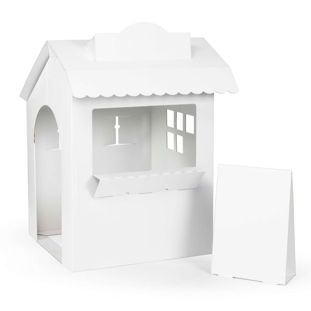 Decorazioni camera neonato bianco da dipingere e decorare con adesivi