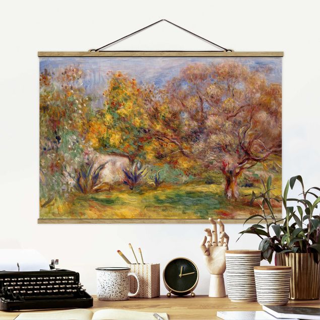 Riproduzioni quadri famosi Auguste Renoir - Giardino degli ulivi