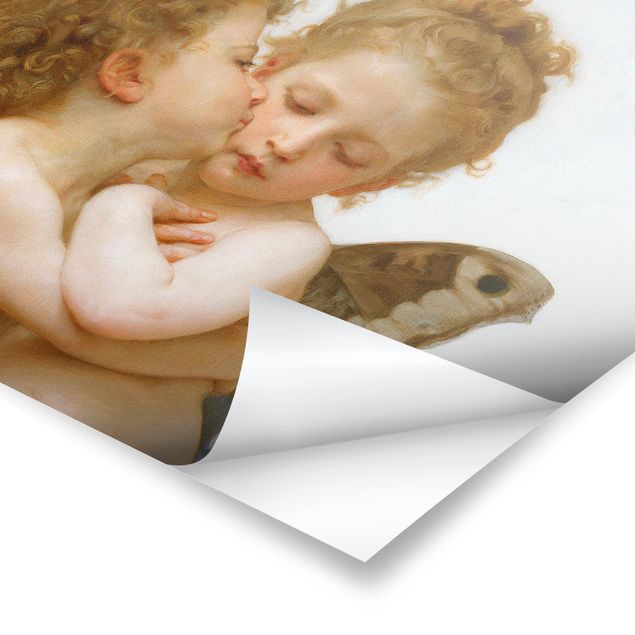 Poster William Adolphe Bouguereau - Il primo bacio