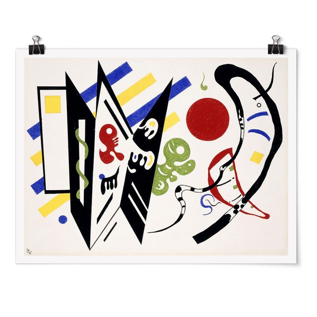 Poster - Wassily Kandinsky - Reciproque - Orizzontale 3:4