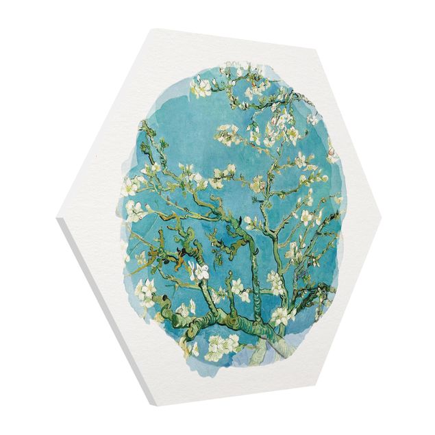 Riproduzioni quadri famosi Acquerelli - Vincent Van Gogh - Mandorlo in fiore
