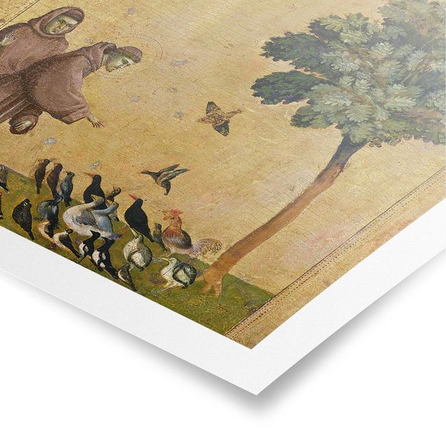 Riproduzioni quadri Giotto di Bondone - San Francesco che si rivolge agli uccelli
