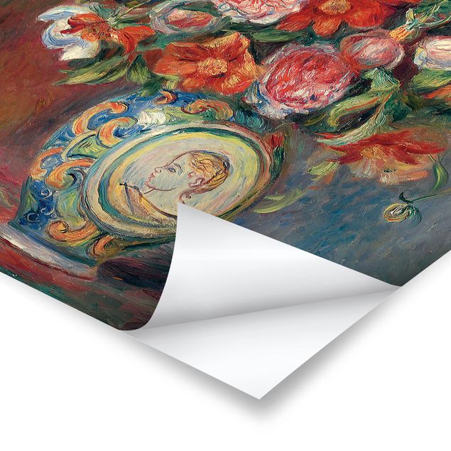Quadri moderni rossi Auguste Renoir - Vaso di fiori