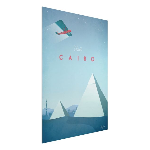 Quadro vintage Poster di viaggio - Il Cairo