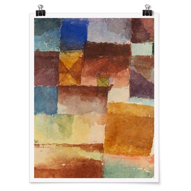 Quadri astratti moderni Paul Klee - Nella terra desolata