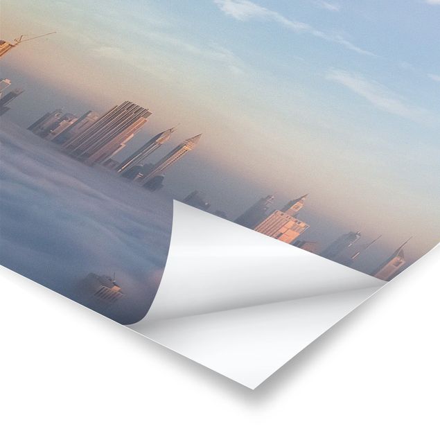 Stampe poster Dubai sopra le nuvole