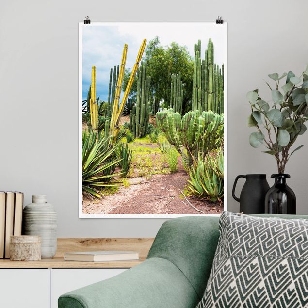 Quadri paesaggistici Paesaggio di cactus