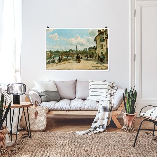 Quadri puntinismo Camille Pissarro - Veduta di Pontoise
