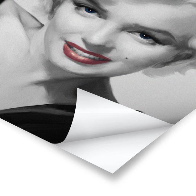 Stampe poster Marilyn sul divano