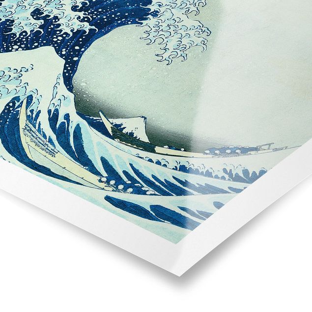Poster spiaggia mare Katsushika Hokusai - La grande onda di Kanagawa