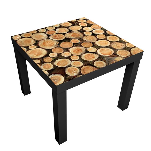 Pellicole adesive per mobili lack tavolino IKEA Tronchi d'albero No.YK18