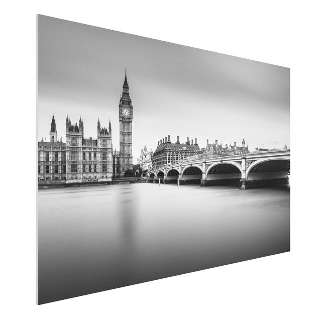 Quadri Londra Il ponte di Westminster e il Big Ben