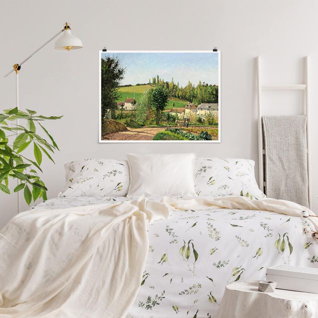 Quadri post impressionismo Camille Pissarro - Amleto sulle colline ondulate di Pontoise