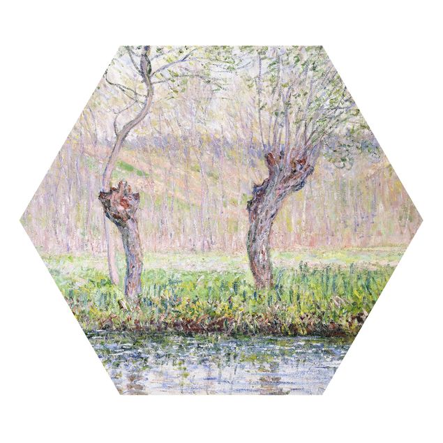 Quadri Impressionismo Claude Monet - Alberi di salice in primavera