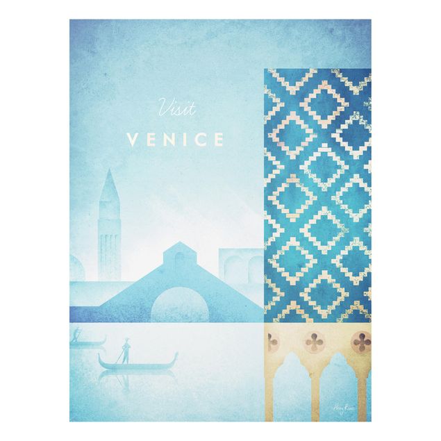 Quadro vintage Poster di viaggio - Venezia