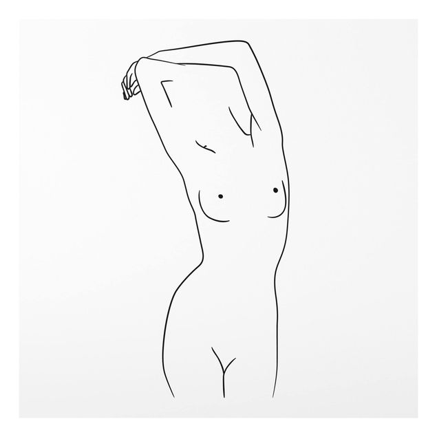 Corrente artistica Line Art Line Art - Nudo Bianco e Nero