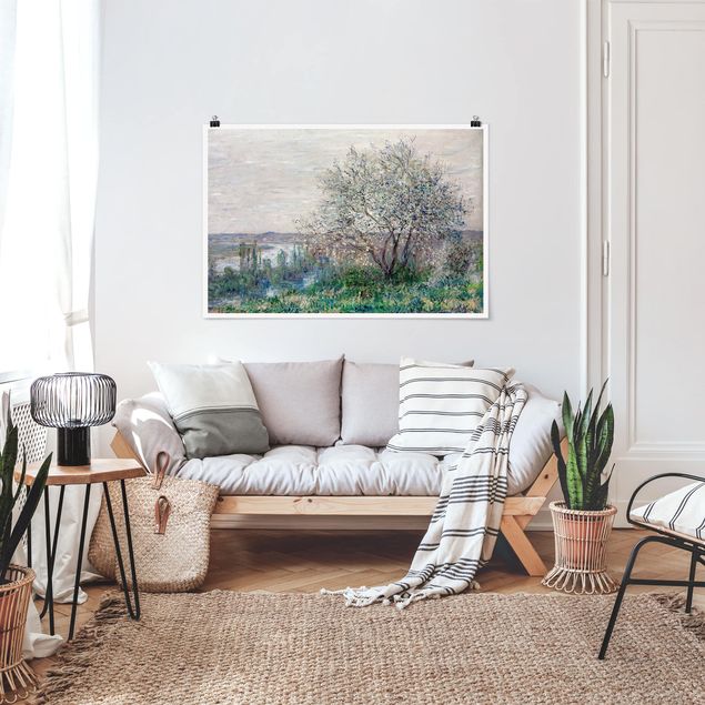 Quadro paesaggio Claude Monet - Primavera a Vétheuil