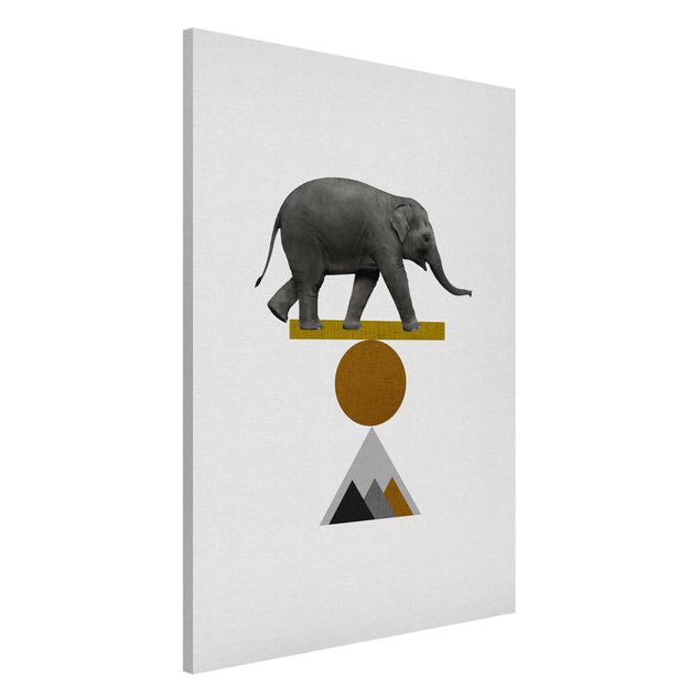 Elefante quadro Arte dell'equilibrio - Elefante