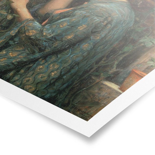 Poster dipinti famosi John William Waterhouse - L'anima della rosa