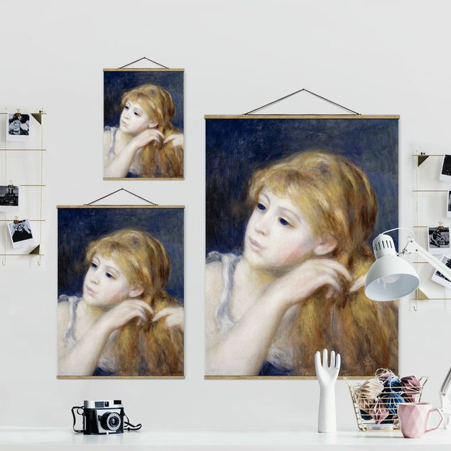Quadri ritratto Auguste Renoir - Testa di giovane donna