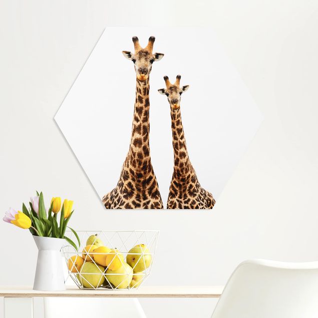 Decorazioni cameretta Portamento di due giraffe