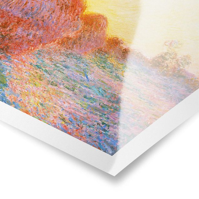 Riproduzioni quadri famosi Claude Monet - Un pagliaio alla luce del sole