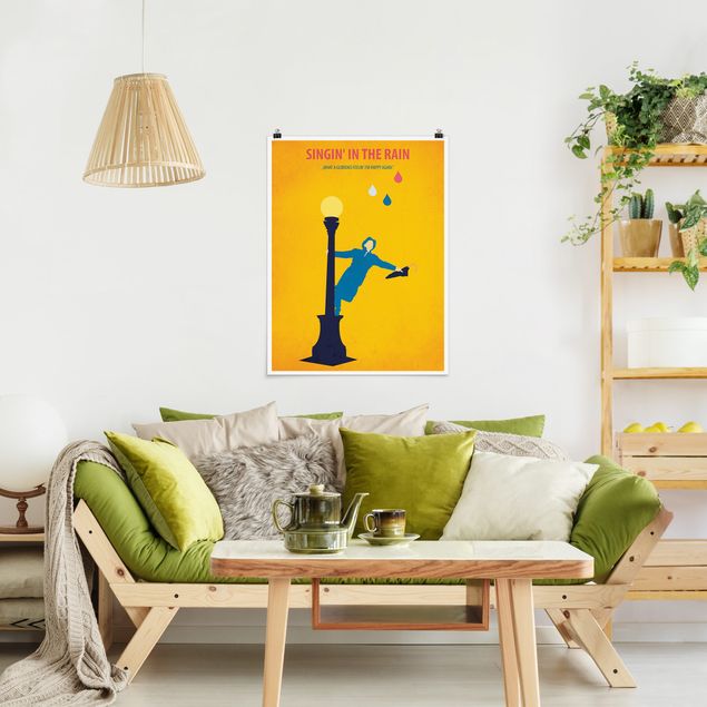 Poster di quadri famosi Locandina film Cantando sotto la pioggia