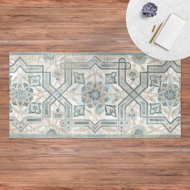 tappeto tipo persiano Pannelli in legno Persiano Vintage III
